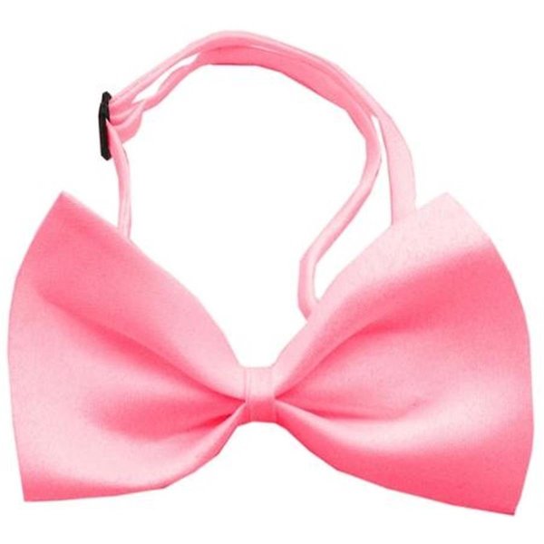 Unconditional Love Plain Bubblegum Pink Bow Tie UN806715